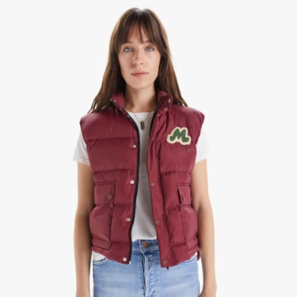 MOTHER | The Pillow Talk Patch Vest Puffer Jacket (Long Distance Run Aro… - Picture 5 of 16